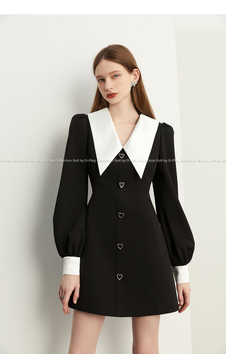 Classic Little Black and white Dress - Minio GOOD GIRL REBEL Classic Little Black and white Dress - Minio GOOD GIRL REBEL