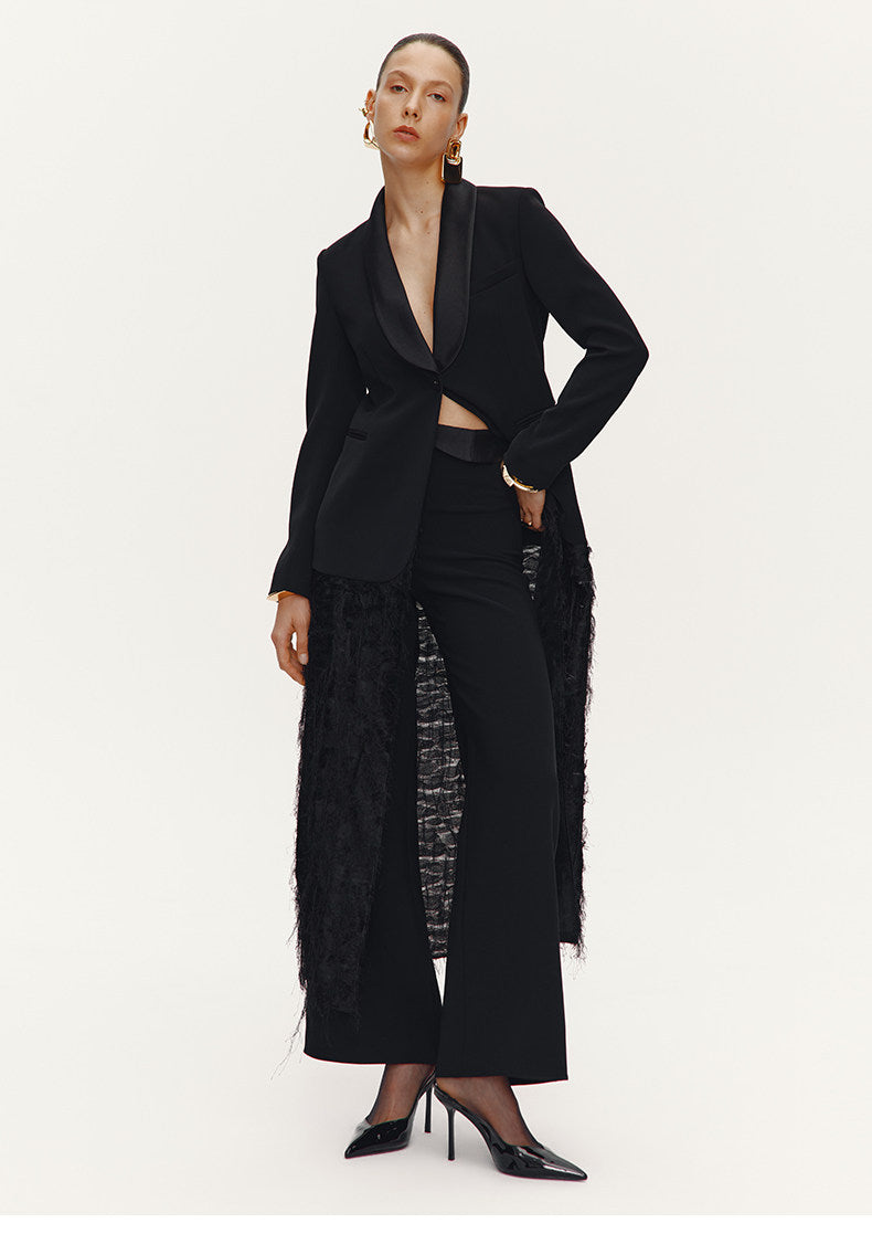 ATELIER MISS LU Fall/Winter Waist Two-Wear Design High-Waist Wide-leg Pants - THEO.