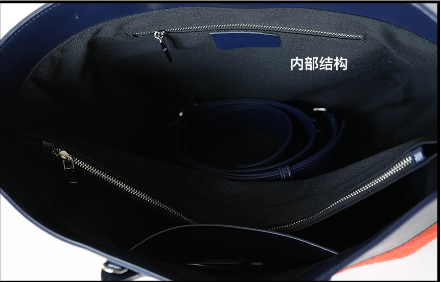 IUBALLET Large Capacity Commuter Multicolored Tote Bag - FOLLOW.