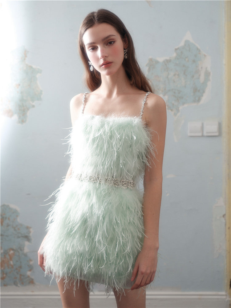 green dress with diamond straps Green Diamond Strap Mini Dress Aclosy