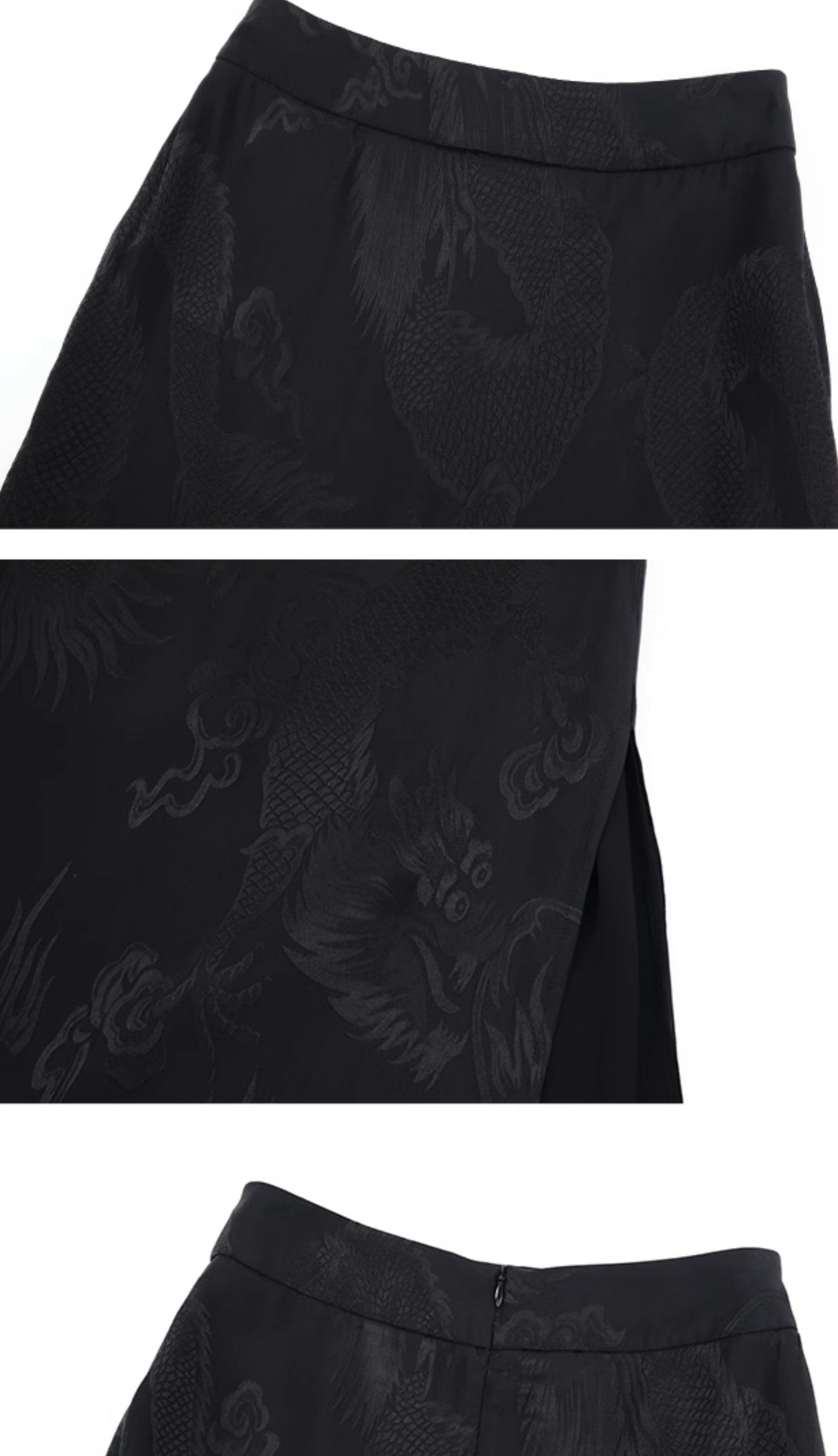 HECO acetate tulle high waisted cascading long skirt summer - lion.