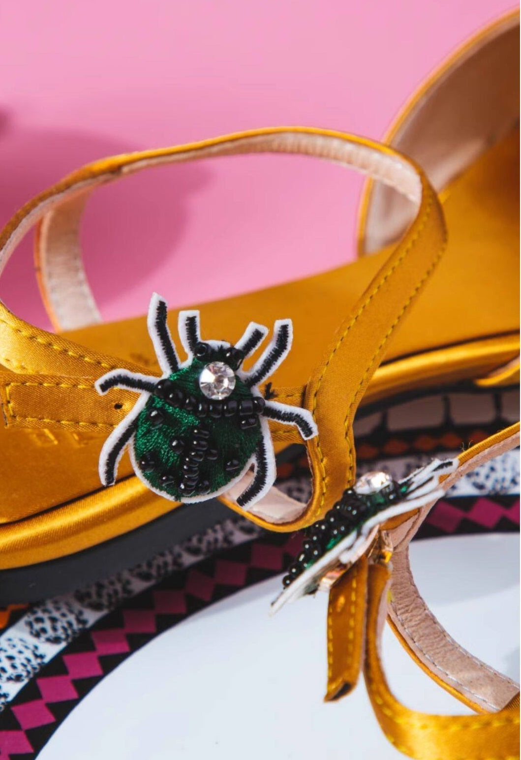 B-FEI pineapple summer pointed-toe flat sandals-RUTH.