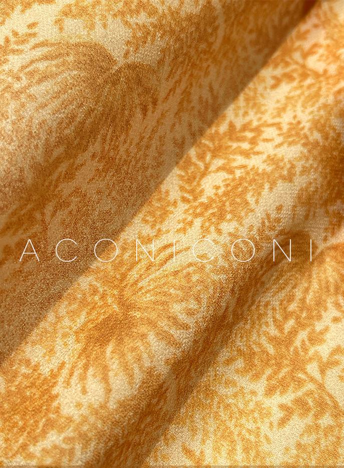 Aconiconi Elegant Orange Pearl V-Neck Sleeveless Loose Long vacation Dress- Ice Brew Orange