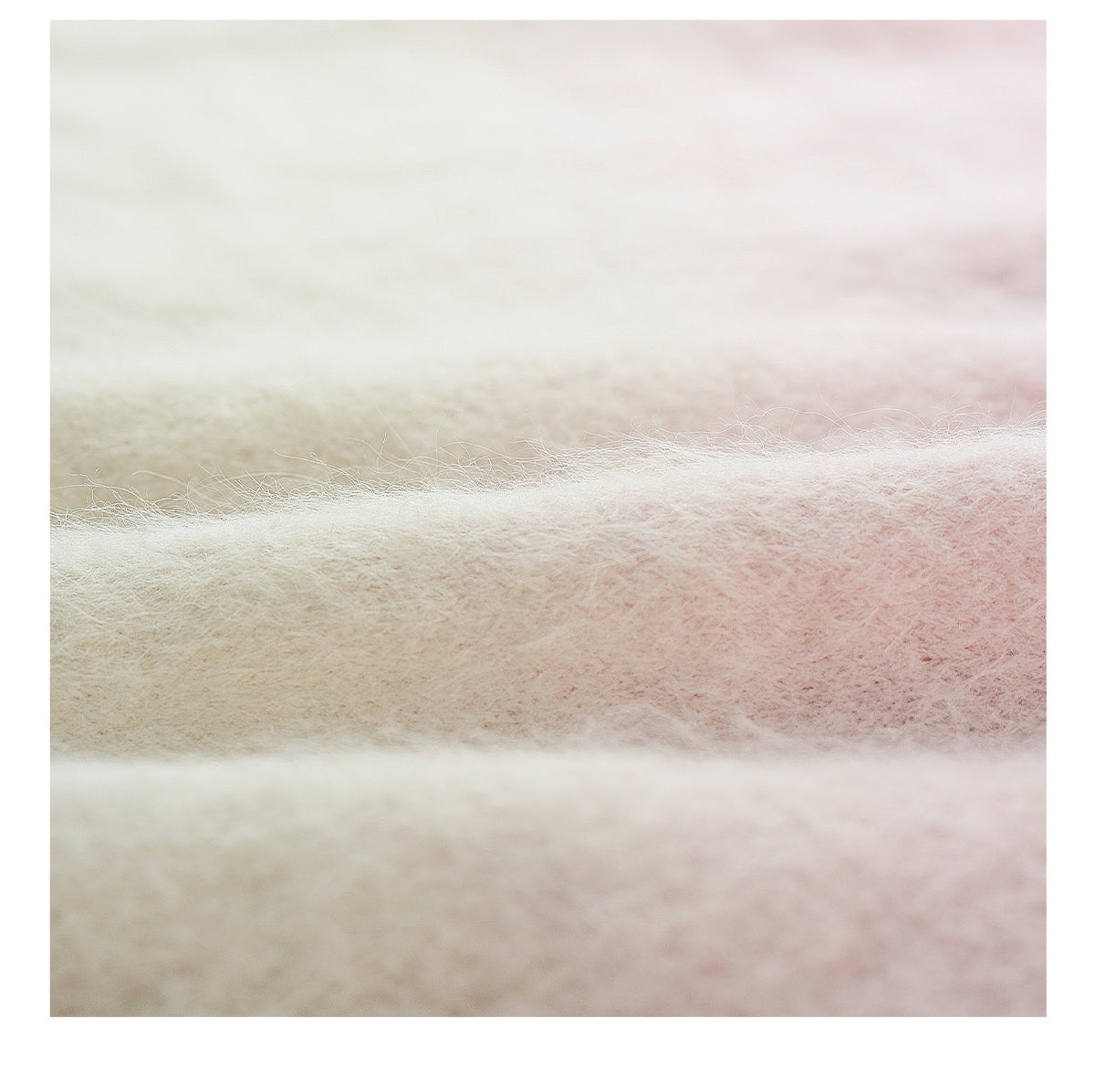YES BY YESIR Barbie pink ombre Dream alpaca knit skirt top- Liowwa