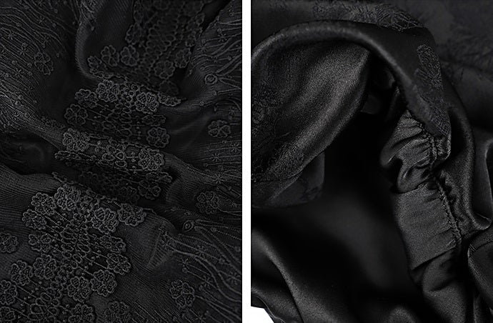 HECO Midi Stand Collar Ruffle Dress - FAIL.