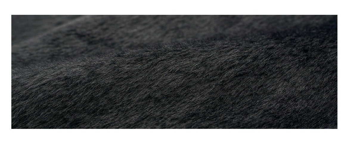YES BY YESIR Luxury high-end autumn winter black knight wool coat - Biitaa