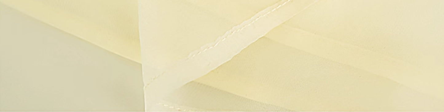 HECO Chinese double-layer tulle flesh covering elastic ballet style vest two-piece - LEVI.