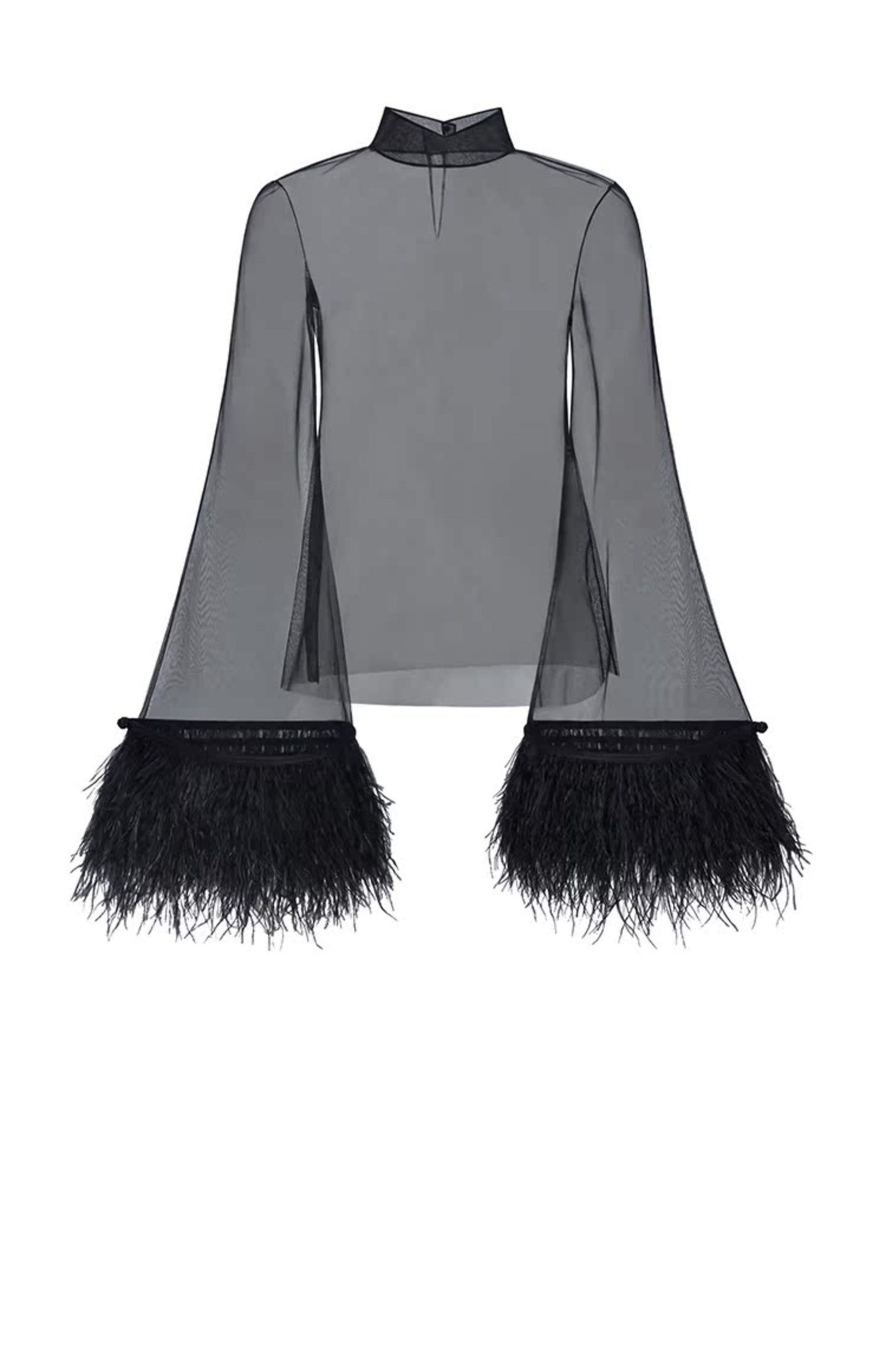 M essential Mackay gold banner jacquard crochet embroidery tunic coat - furbu.