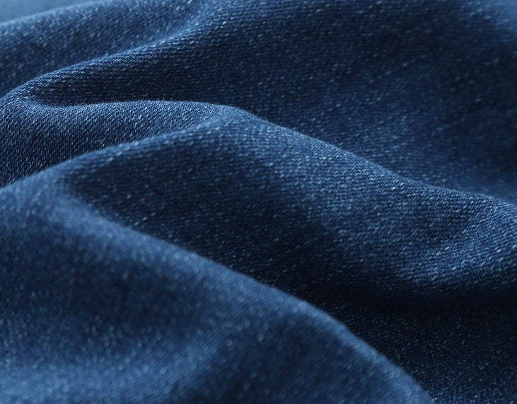 COMME MOI Lu Yan designer women's fashion stretch high-waisted wide-leg jeans - RILEY.