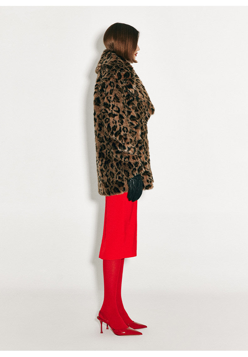 ATELIER MISS LU Fall/Winter ruffled design halterneck backless slim Red dress - STELLA
