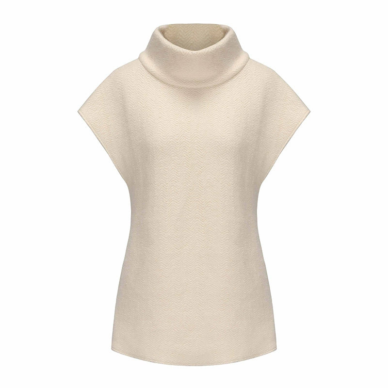 ATELIER MISS LU Wide-shouldered Sheep Wool Knit Sweater - SIDNEY.