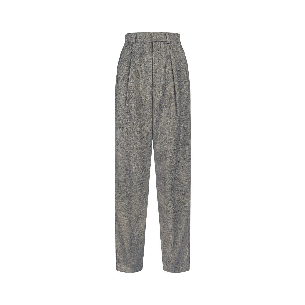 TUYUE Premium Gray Straight Casual Suit Pants- JAMAL.
