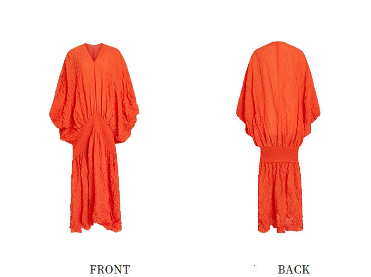 ZHUCHONGYUN minimalist wrinkled long dress-ARIAH.