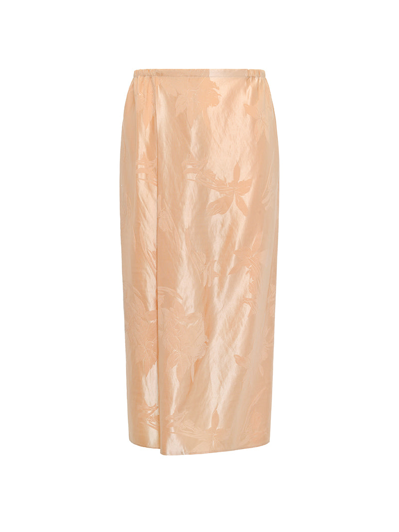 M essential Mackay designer iris jacquard orchid collage stand-up collar shirt psnt set - five.