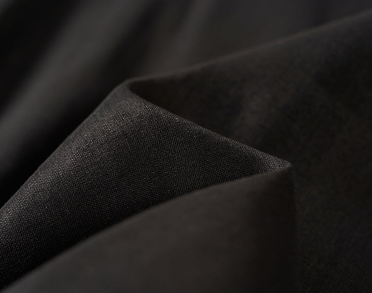 COMME MOI Summer Waist Pressed Pleated Wide-leg Black Pants - SINS.