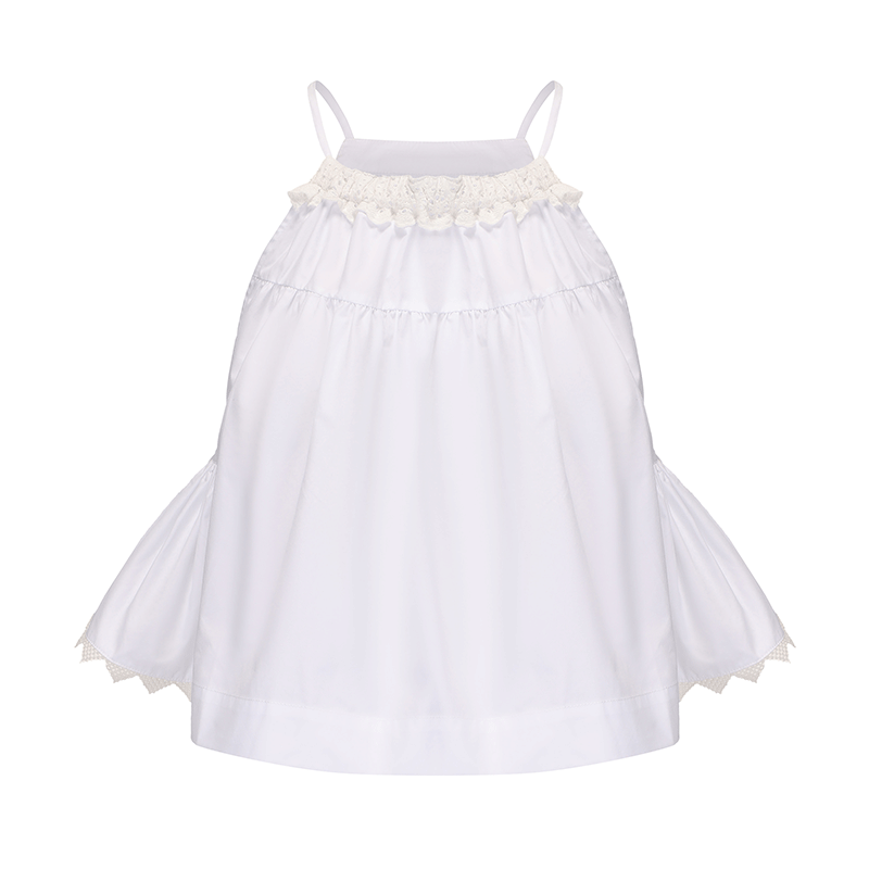 ATELIER MISS LU Lace Patchwork Silhouette Camisole Top - SAVIOR.