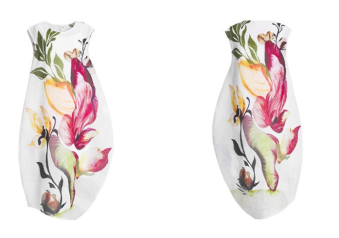 ZHUCHONGYUN2025 silk print floral long dress-KOKO.