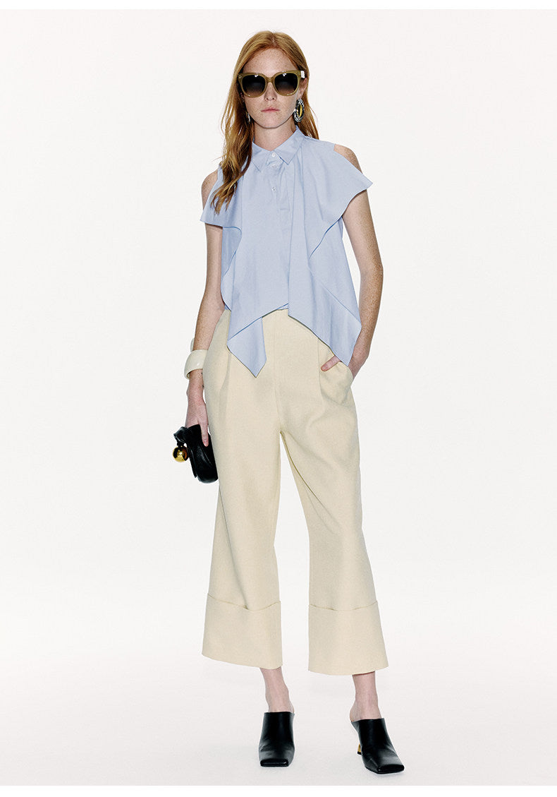 ATELIER MISS LUThree-dimensional Sleeveless Shirt - CHANNEL.