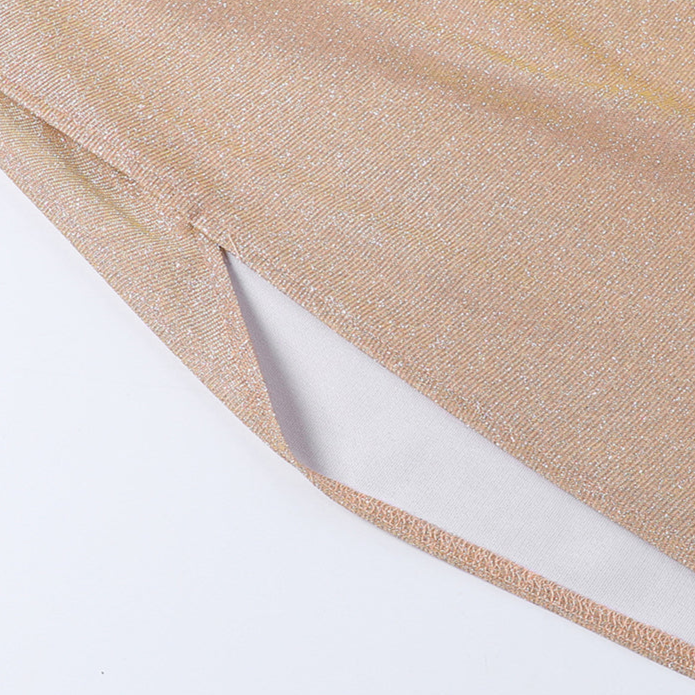 DOLLY Elegant Sleeveless Purple Thin Strap Suspender Sequin Dinner Dress-YESENIA