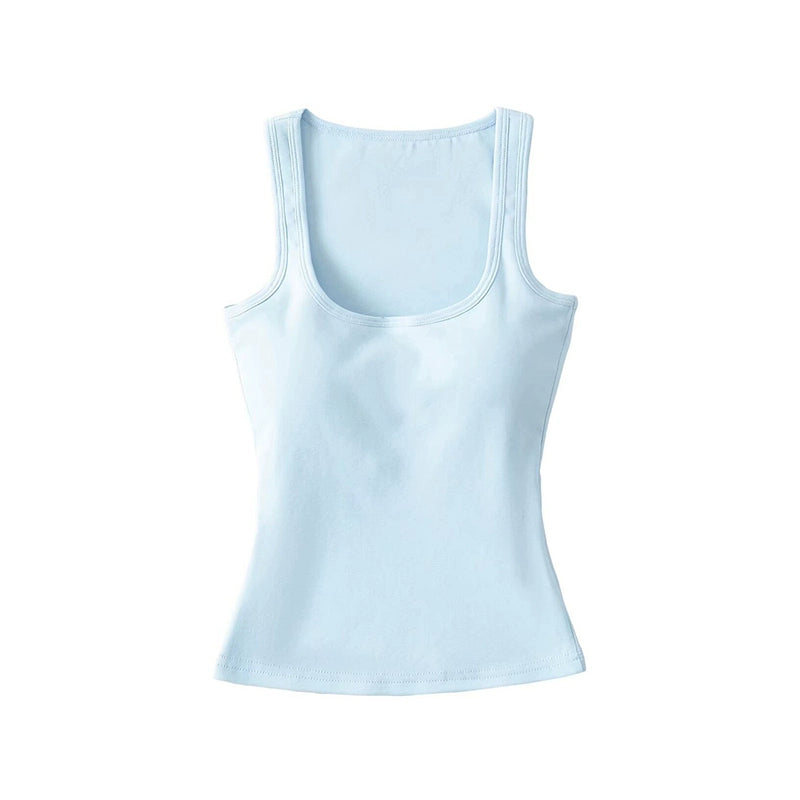 Le Palais Vintage chest pads, square neck, stretch tights, and tank tops-ZEN.