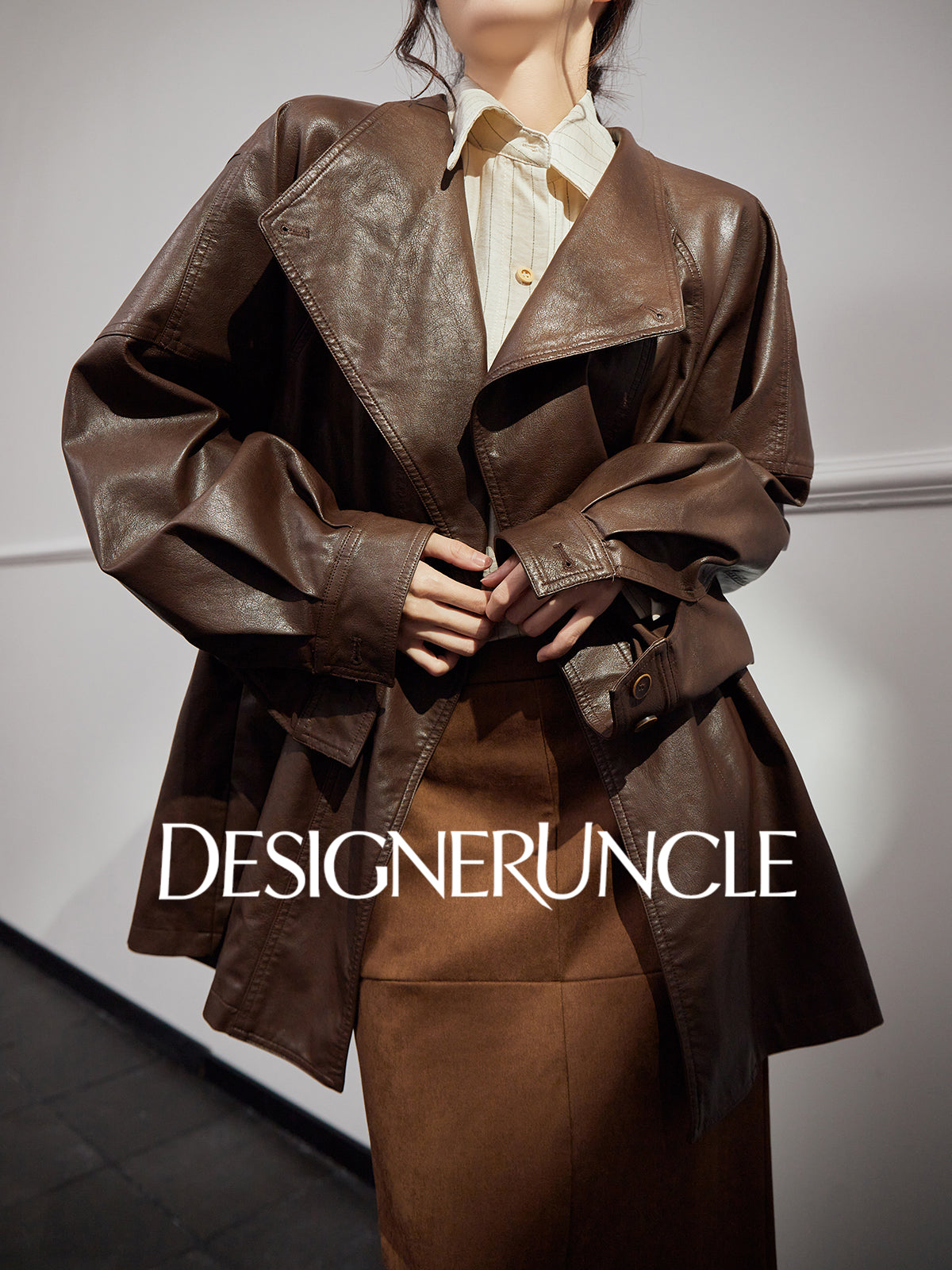 DGU "Daise" black motorcycle leather jacket - CONG.