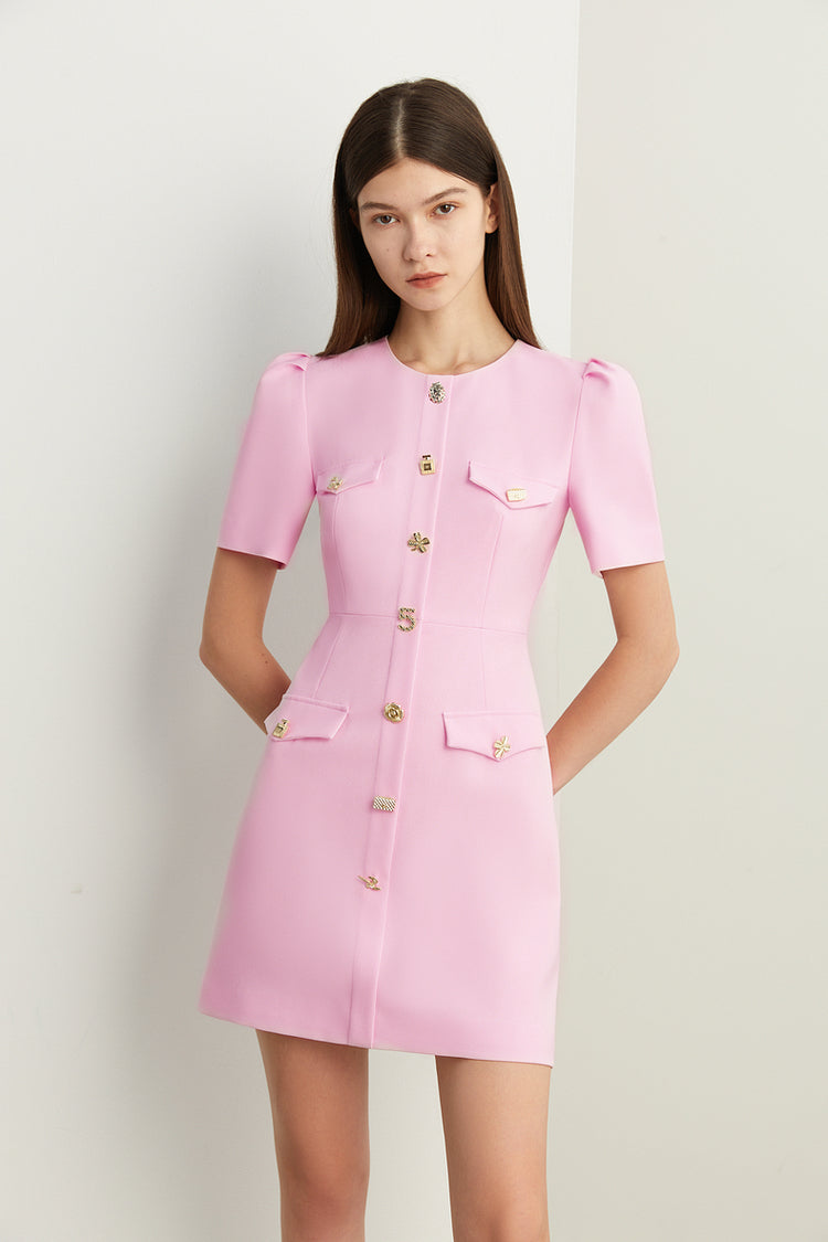 Early Autumn Cherry Blossom Pink Dress Early Autumn Cherry Blossom Pink Dress