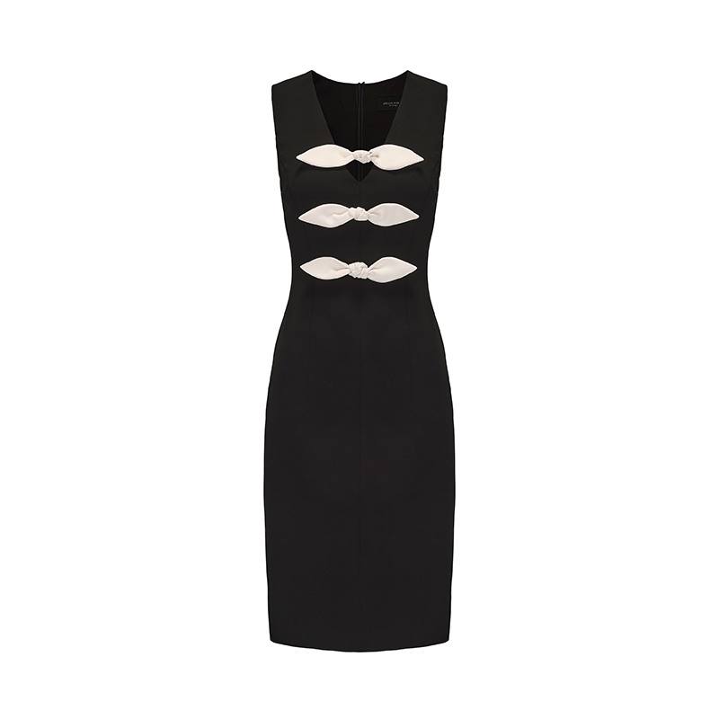 ATELIER MISS LU Spring And Summer Ribbon Waist Sleeveless Dress - ARTHUR.