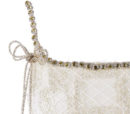 Wardrobes by Chen Elegant Off White beige Square Collar Sleeveless lace cocktail Dress-Hilda