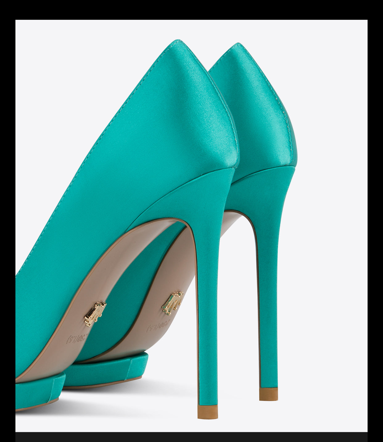 Fabfei sexy tiffany blue platform pointed toe stiletto pumps shoes - Tiff