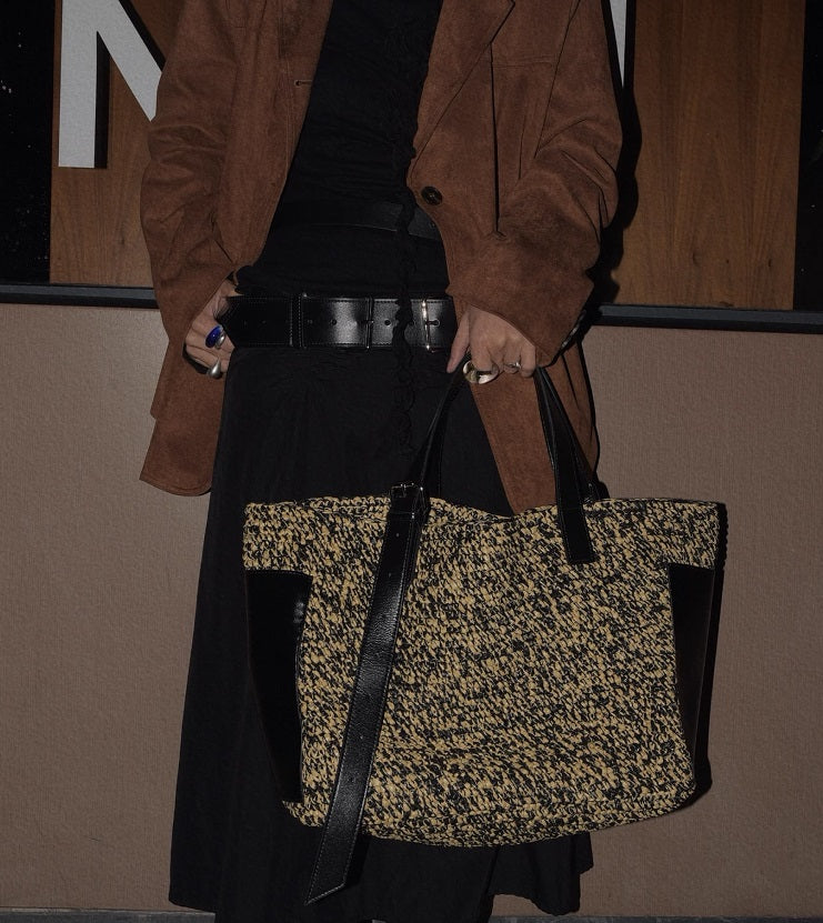 IUBALLET Stylish Beige Shoulder Tote Bag - LIMIT.