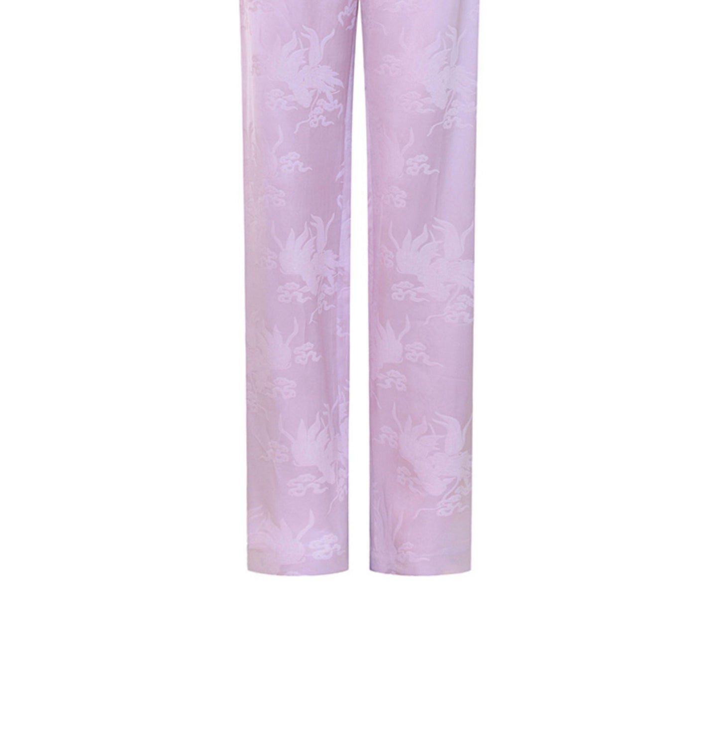 M essential Makay designer hibiscus jacquard layered placket wrap-around waist shirt - BETA.