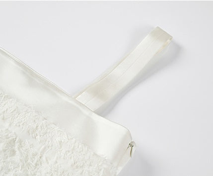 COMME MOI Lv Yan designer summer women's clothing short texture stitched satin suspenders - WREN ?