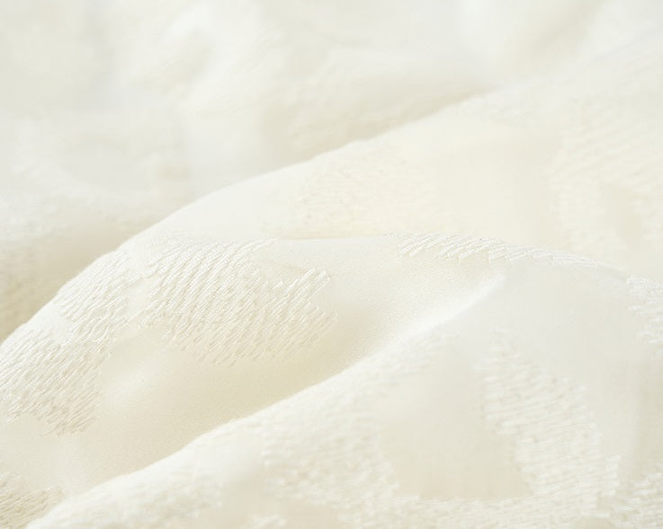 COMME MOI silk embroidered lace-up half-sleeved top - ESTHER.