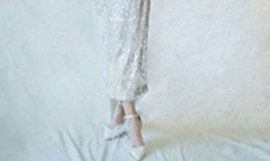 B-FEI black feather sandals transparent heel French Slip-on - Marilyn