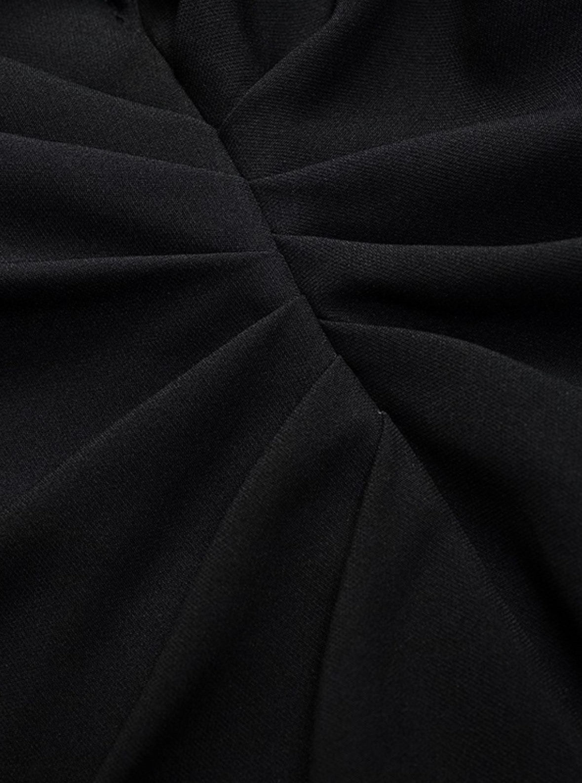 YES BY YESIR pleated formal suit dress - CURB.