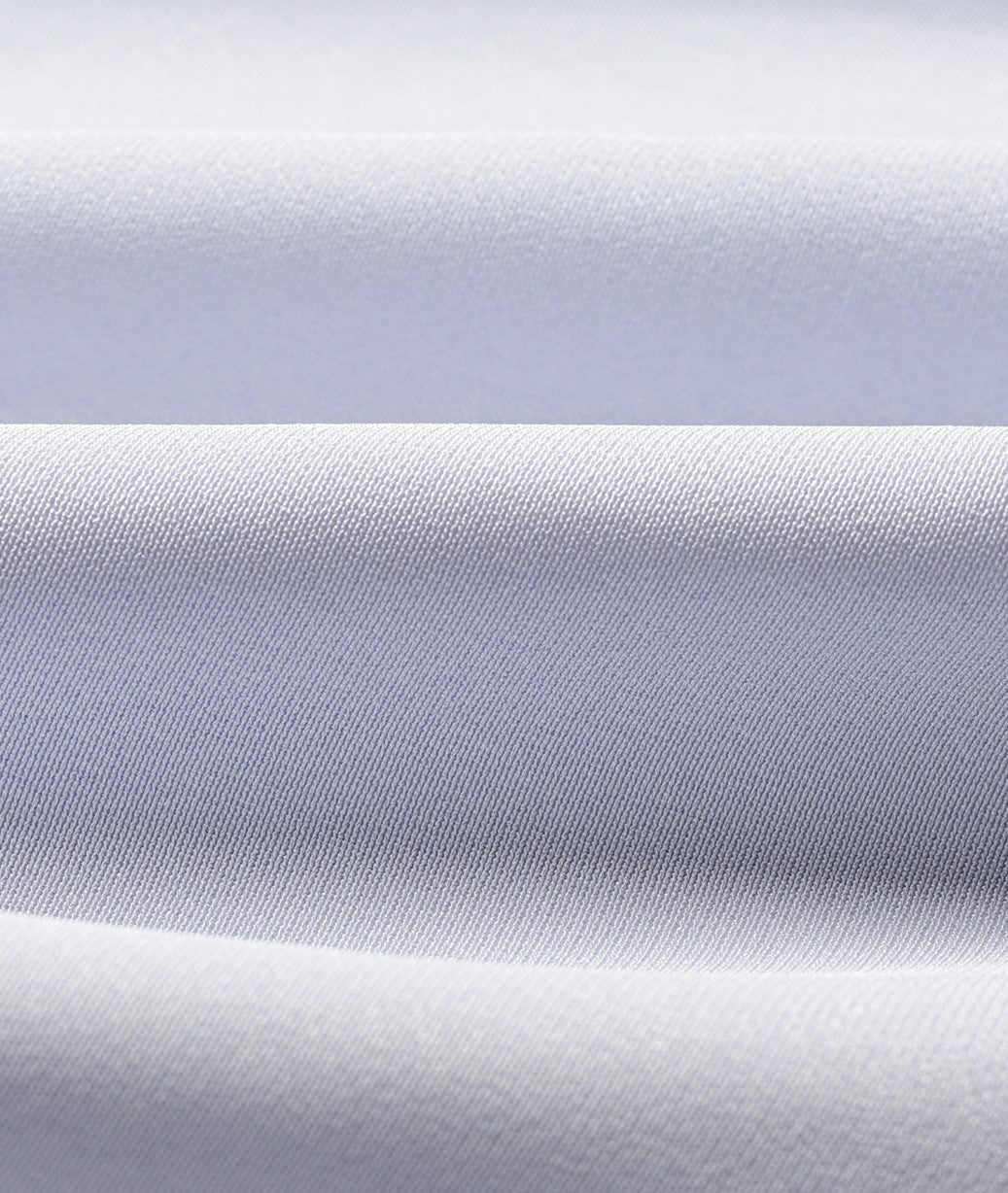 YES BY YESIR | Ye Qians Luxe Deconstructed Collar Long Dress with Quietly Cinched Waistline -SELENIA.