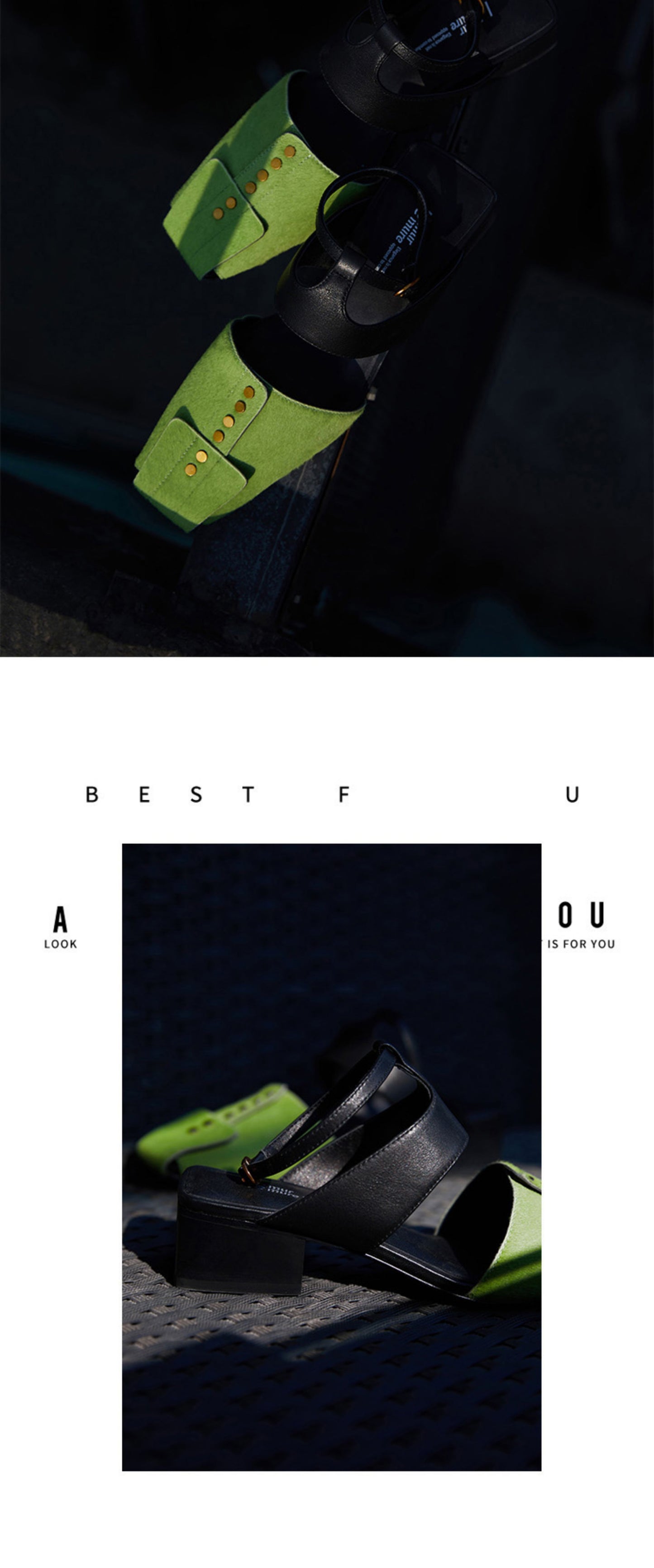 Roman style sandals thick heel shoes- Roam