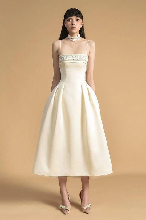 Elegant taffeta a-line embroidered dress- Anna GOOD GIRL REBEL Elegant taffeta a-line embroidered dress- Anna GOOD GIRL REBEL