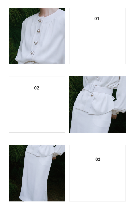 Vintage white pleated suit set- Rits