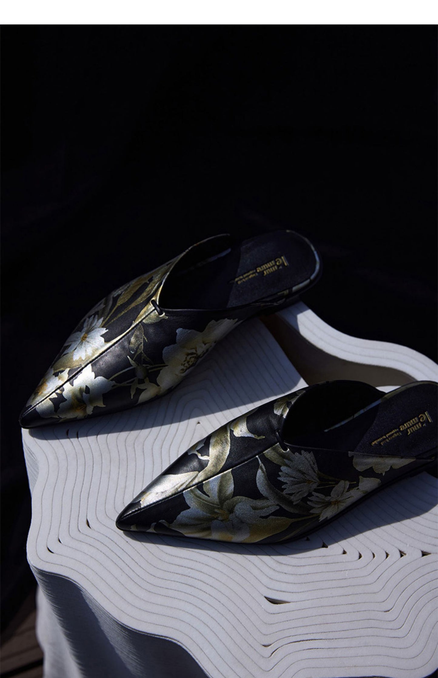 Retro Muller shoes slip sheepskin slippers leather shoes- Jan