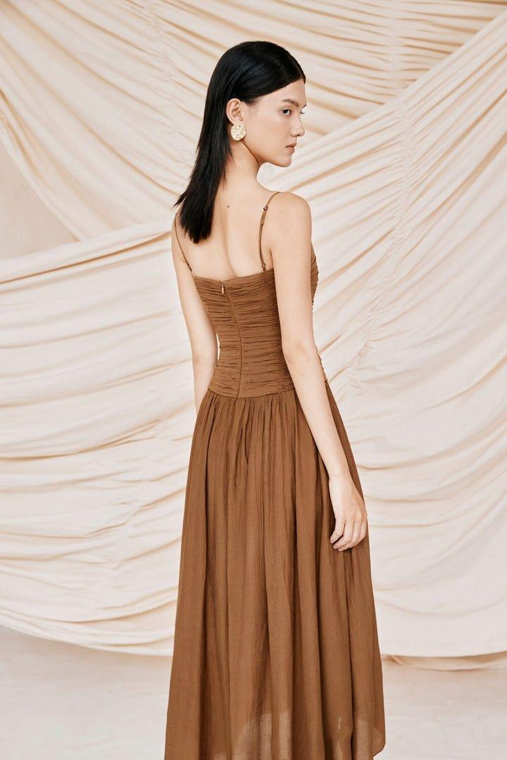 White retro cami dress-TORI