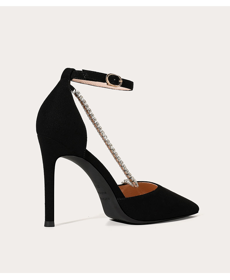 Lily Wei design sense stiletto sandals with -Baotou