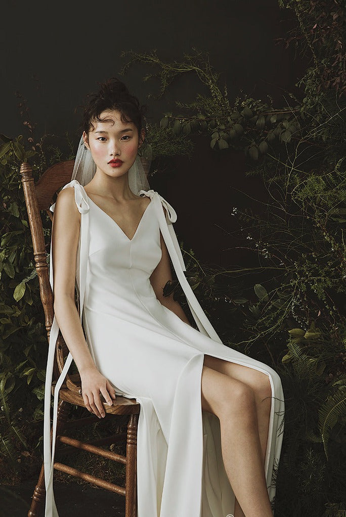 Early Spring 2023 wedding bridal slit dress- Prince