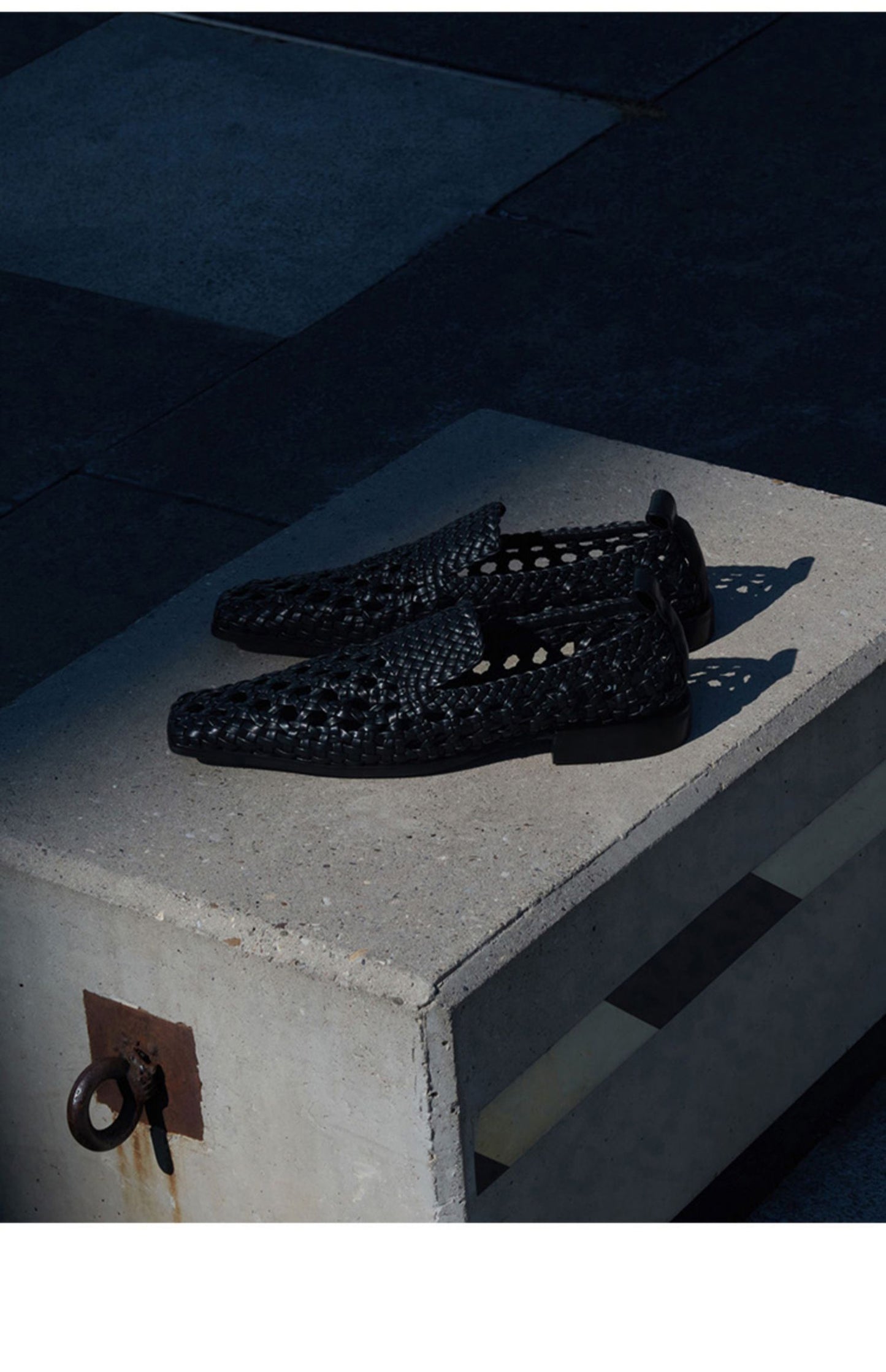 Bengali Woven Smoking Shoes- Flori