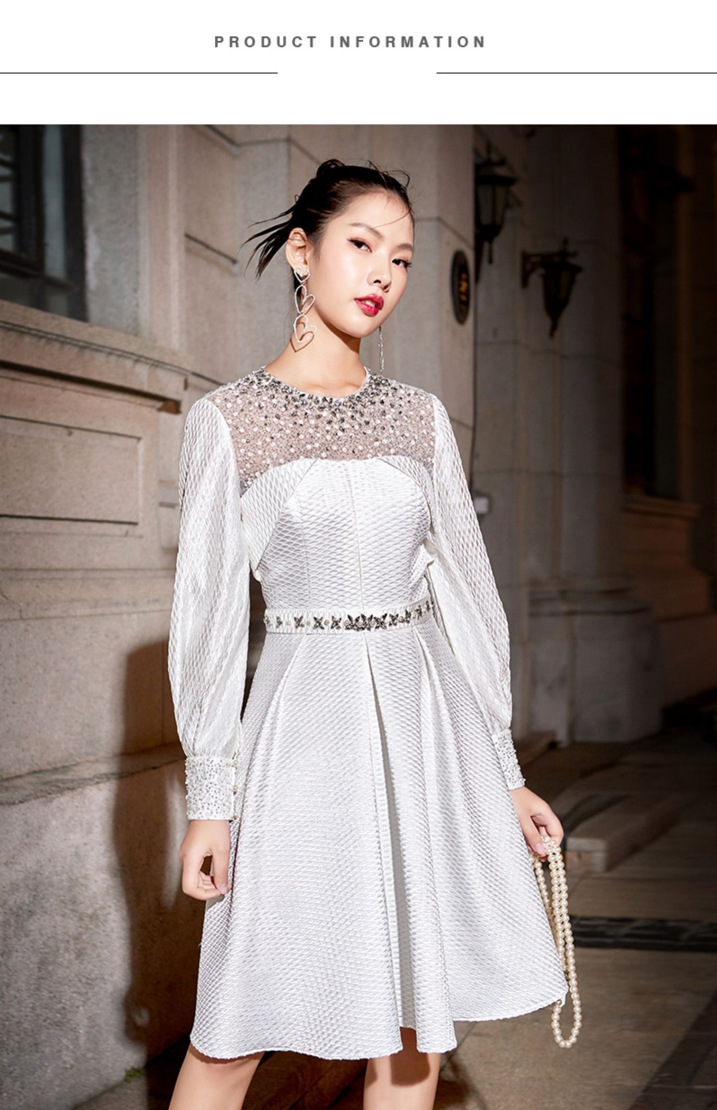 Exquisitely crafted with a sequins decoration- Bipo