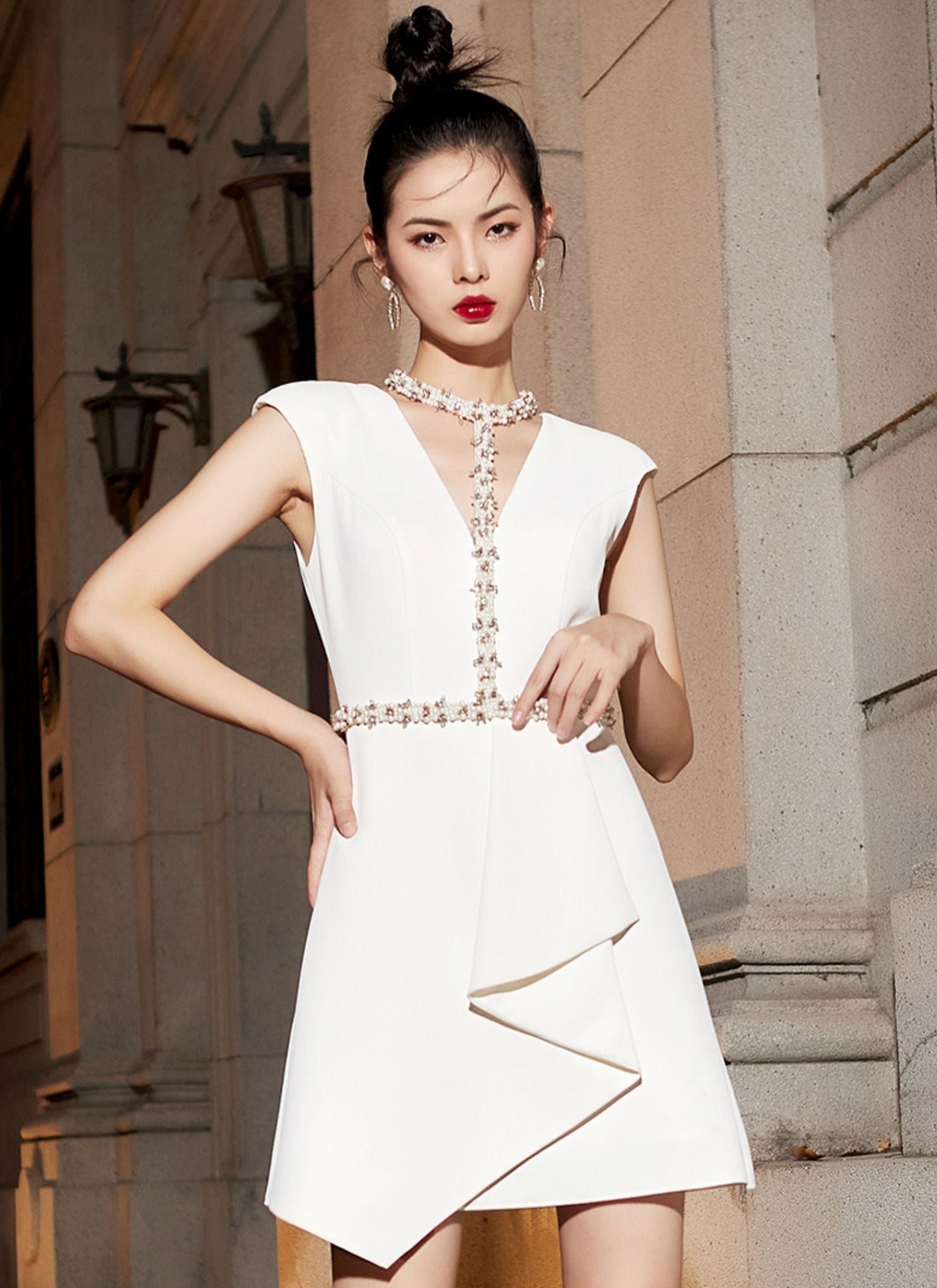 Elegant halter neck, this summer party dress is designed to display a GOOD GIRL REBEL Elegant halter neck, this summer party dress is designed to display a GOOD GIRL REBEL
