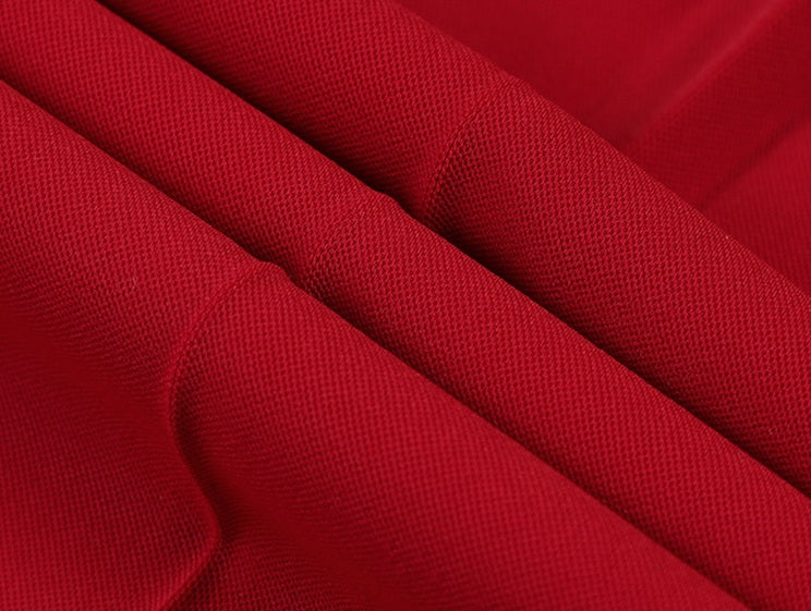 High-quality drape tapered loose high-waisted wide-leg red suit pants - Kimona