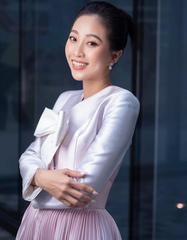 Early Spring 2023 new gradient long-sleeved jacket + tube top dress- Celia Regina