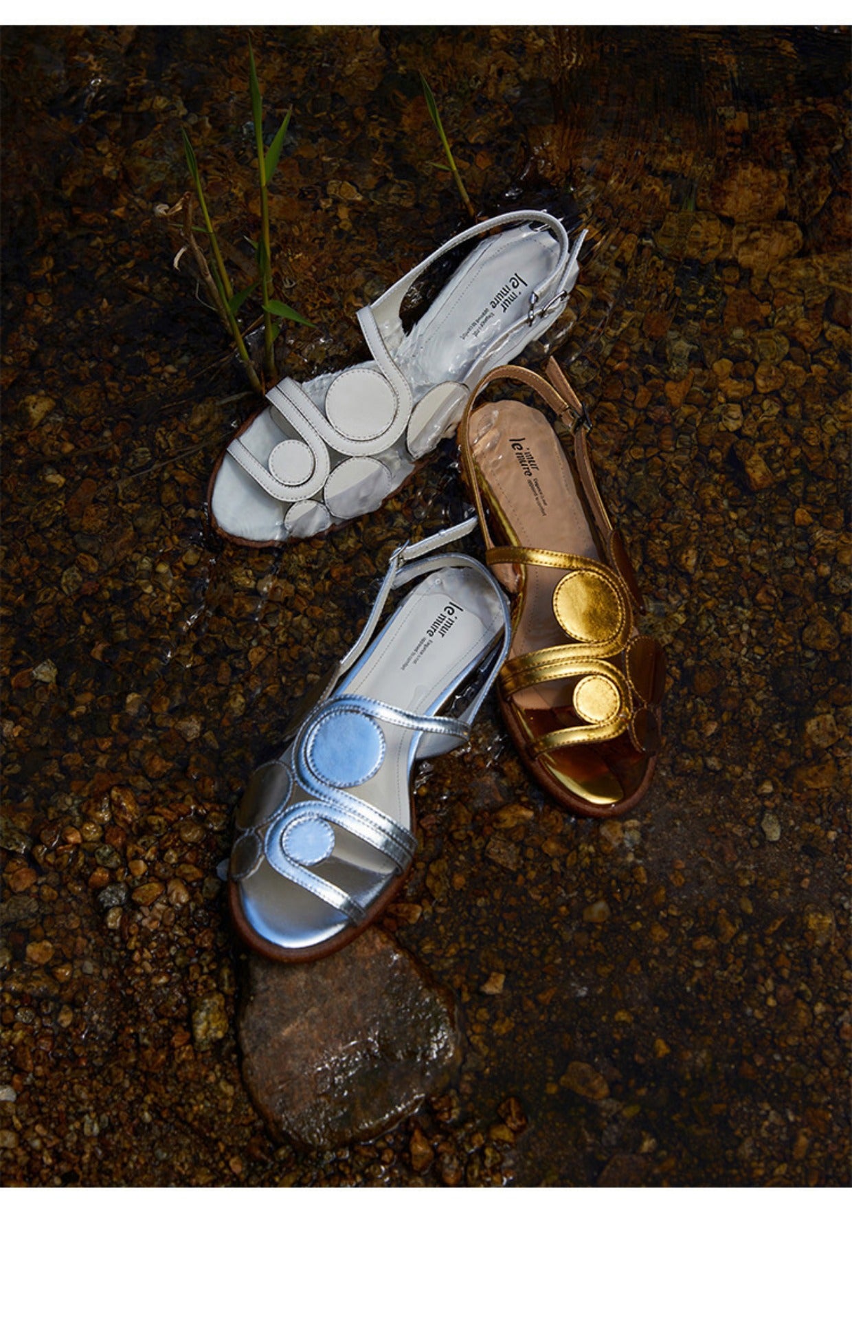 Summer Italian water-dyed handmade high-end sandals - liow