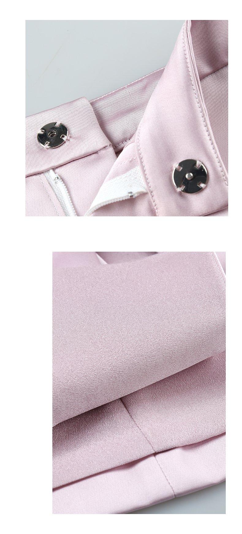 Siduo Pastel structured fitted women's pant suit set - Taiin